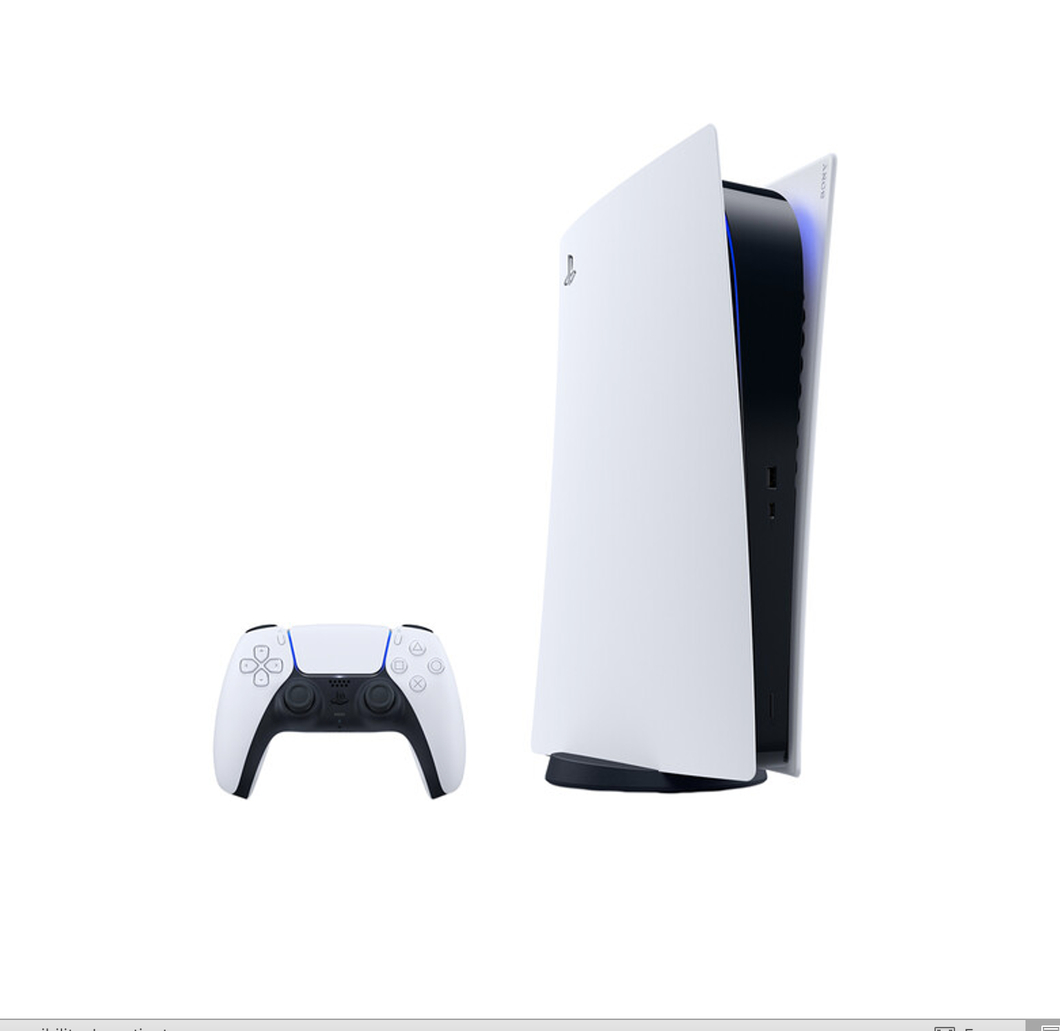 White Defected Custom PS5 Dualsense Edge Pro Controller, PS5
